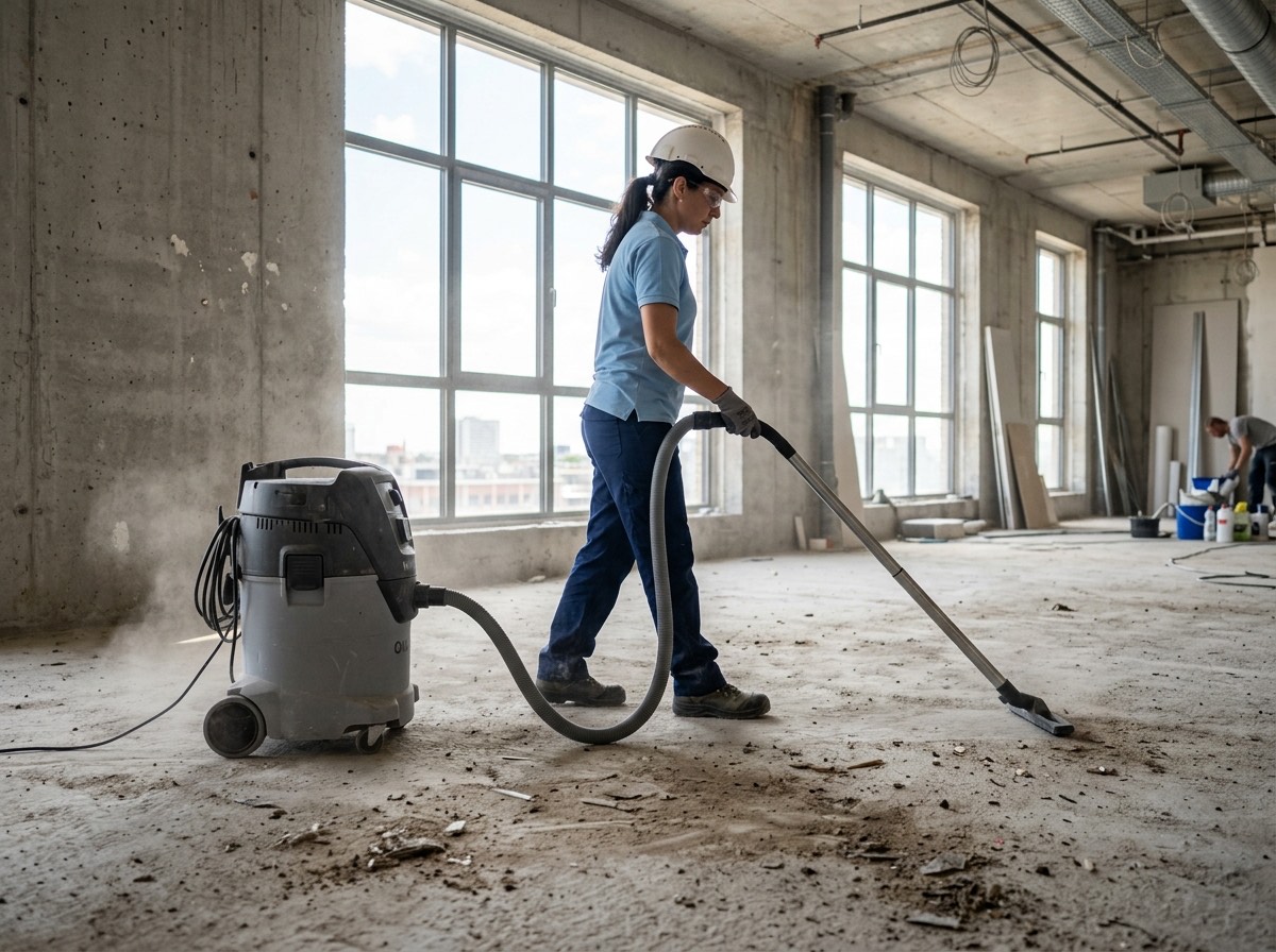 Baureinigung Berlin – Bauendreinigung mit Industriesauger